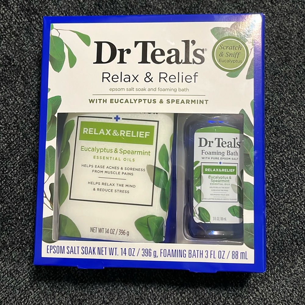 Dr. Teal’s Eucalyptus Epsom Salt and Foaming Bath Sampler Set